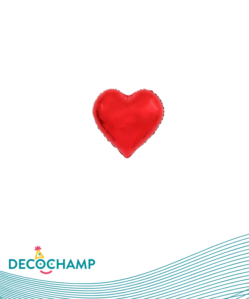 DecoHeart 4" Red (5 Units per package)