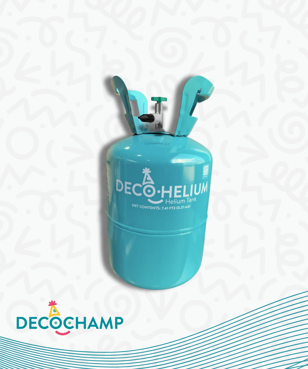 Deco Helium Tank - 7.41 cubic ft³ (0.21 m³)/ 7 Liters. Small