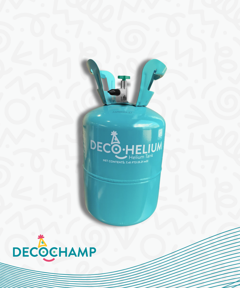 Deco Helium Tank - 7.41 cubic ft³ (0.21 m³)/ 7 Liters. Small