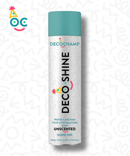 Decoshine Spray Combo (1 Can Clear - 1 Can Glitter Silver - 1 Can Glitter Gold) - 14.10 oz (600 ML) each one