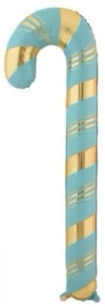 Light Blue Candy Cane Holiday 22"