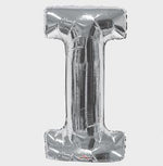 Letter I Silver- 34" in