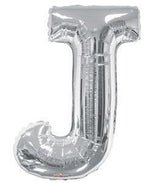 Letter J Silver- 34" in