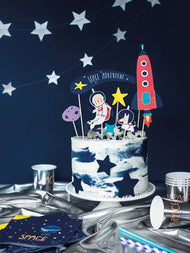 CAKE TOPPER SPACE (1PKT/7PC)