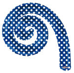 Blue Polka 5-pack Kurly Spiral Foil 14" in
