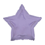 2 Star Shaped Foil Balloon 18" in each. Lavender