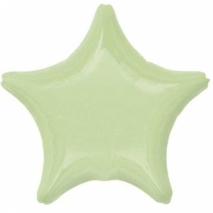 Metallic Mint Green Star Shaped Foil Balloon 9