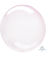 Crystal Clearz Bubble (Light Pink) 18"