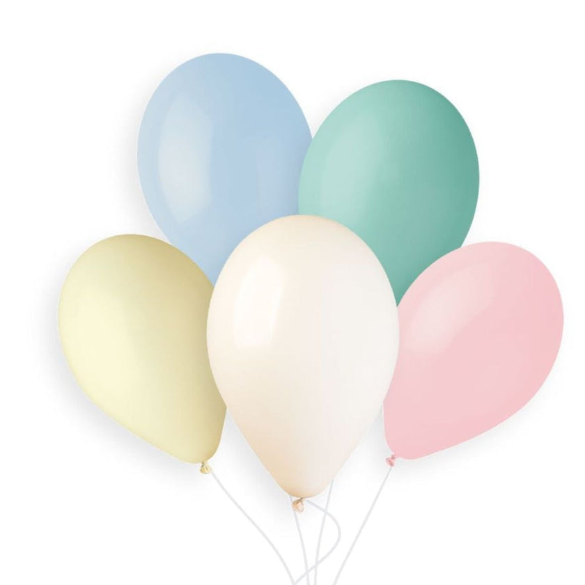 GEMAR | Solid Balloon Marshmallow Assorted - 12 in. #110