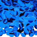 Metallic Blue Confetti Foil 5/8"in