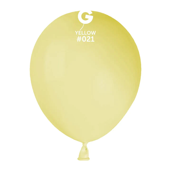 Neon Balloon Yellow AF50-021 | 100 balloons per package of 5'' each
