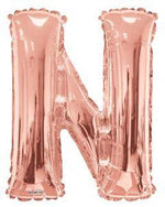 Letter N Rose Gold- 14" in