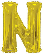 Letter N Gold- 34" in