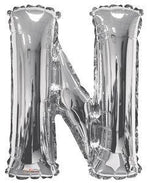 Letter N Silver- 34" in