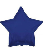 2 Star Shaped Foil Balloon 18" in each. Navy Blue