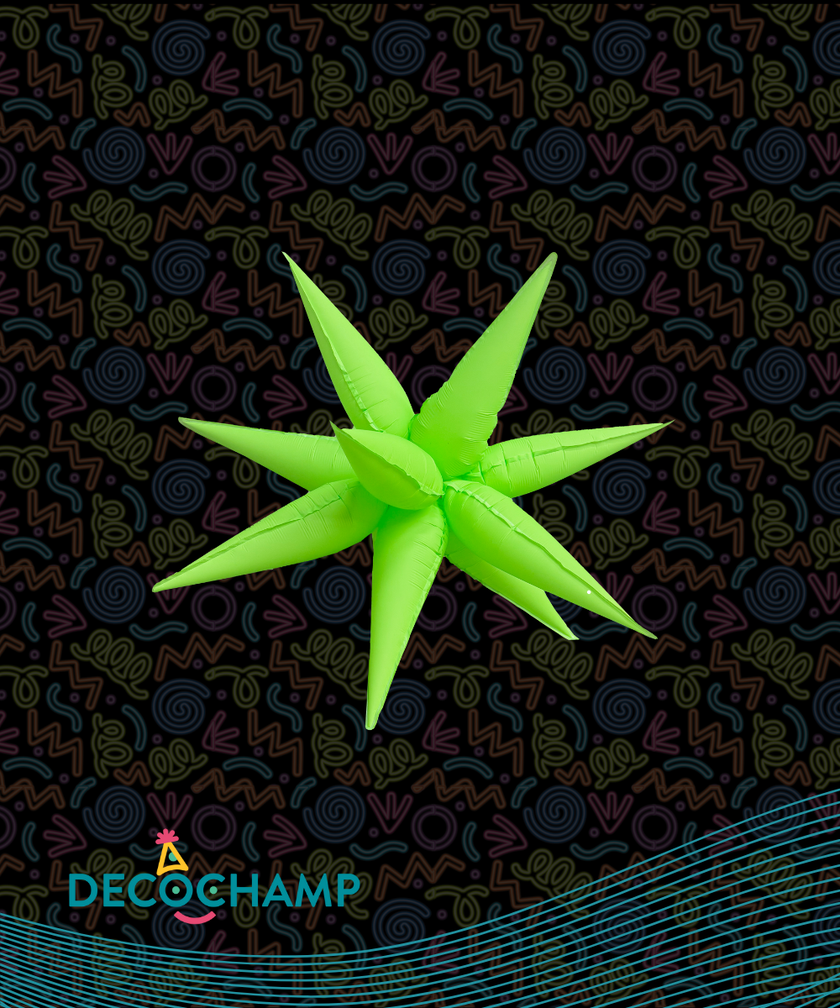 Neon Green Starburst 26" ((Single Pack))