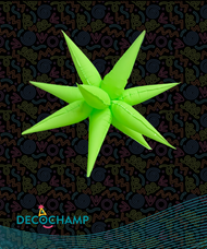 Neon Green Starburst 40" (Single Pack)