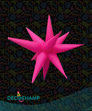 Neon Pink Starburst 40" (Single Pack)