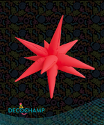 Neon Red Starburst 40" (Single Pack)