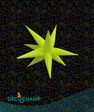 Neon Yellow Starburst 26" (Single Pack)