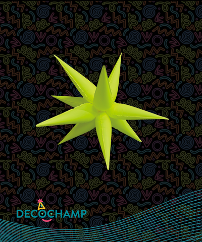 Neon Yellow Starburst 26