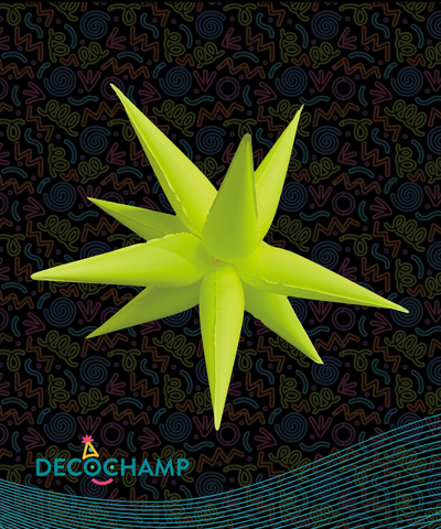 Neon Yellow Starburst 40