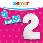 Number 2 White - 34" in