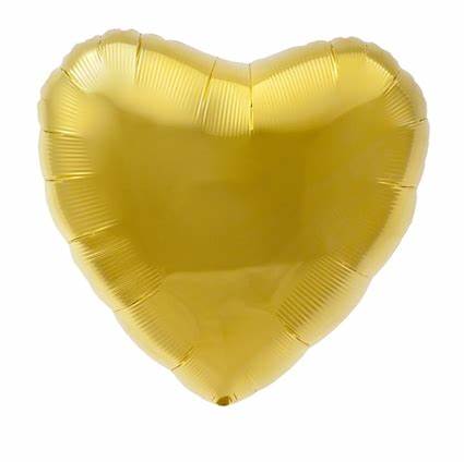 2 Heart Shaped Foil Balloon 18" in (Choose your color)