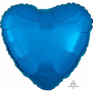 2 Heart Shaped Foil Balloon 18" in (Choose your color)