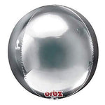Orbz Jumbo Foil Balloon - 22" in. Silver