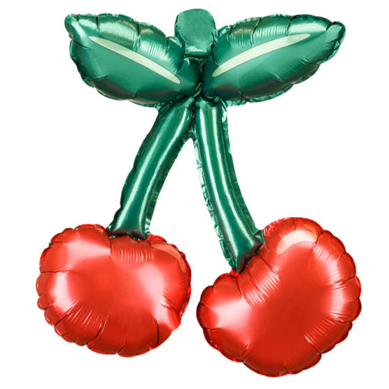 Cherries Foil Balloon 14 in. PartyDeco USA (3 pack) Air-Filled