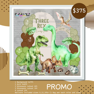 Dinosaurs Themed Party Bundle Design