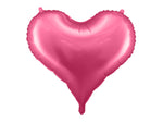 Pink Party Deco Solid Heart Shaped Foil Balloons - 29 in.