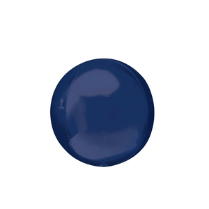 Orb Foil Balloon Spheres Size 10" Navy Blue