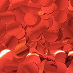 Red Confetti Foil 1" in
