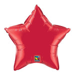 Red Star Shaped Foil Balloon 9