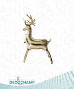 Champagne DecoReindeer 34"