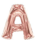 Letter A Rose Gold- 14" in