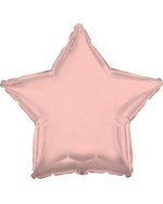 Rose Gold Star Shaped Foil Balloon 9" (5 Units per package)
