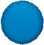 Royal Blue Solid Round Mylar - Single Pack 18"