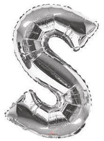 Letter S Silver- 34" in