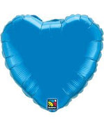 Blue Heart Shaped Foil Balloon 4" (5 Units per package)