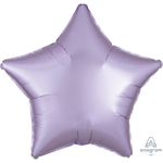 Pastel Lilac Satin Star Shaped Foil Balloon 18" (2 Units per package)