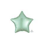Pastel Mint Green Satin Star Shaped Foil Balloon 18