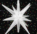 Starburst 3D Foil Balloon - 22" Crystal