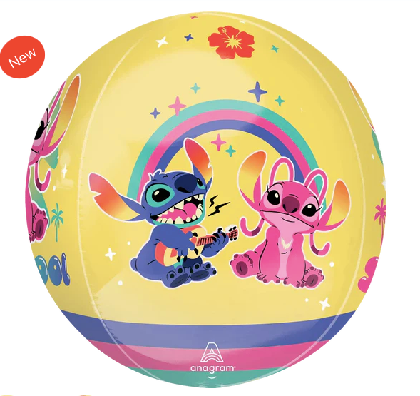 16" Orbz Lilo and Stitch Foil Balloon