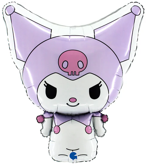 29" Kuromi Kuromi Cinnamoroll Lilac Foil Balloon