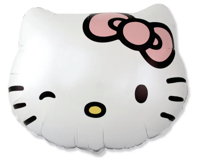 21" Hello Kitty Head Foil Balloon
