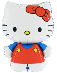32" Hello Kitty Red Foil Balloon