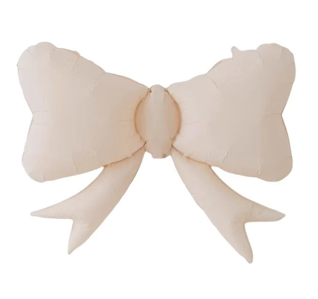 31" Matte Apricot Bowknot Foil Balloon